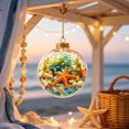 thumbnail image 2 of PLPPYFS Christmas Sea Themed Lighted Hanging Ornament Ball, Underwater Sea Animal Printed LED Glowing Bauble Design Holiday Hanging Decoration for Xmas Tree Window Home Party Gift, 2 of 6