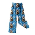 thumbnail image 3 of Flannel Pajama Pants with Festive Sloth Print - Comfy & Warm for Autumn & Winter, 3 of 5