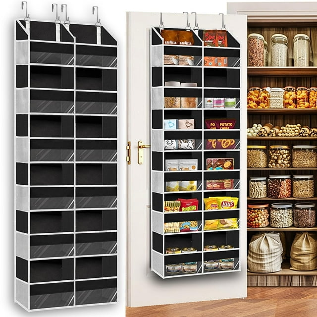 Organizador para colocar sobre la puerta Ofiray-Home, 6 niveles con 12 compartimentos