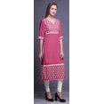 thumbnail image 3 of Bimba Kurtis Droits Imprimés pour Femmes Kurta à Panneaux Tunique d'Été, 3 of 5