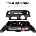 thumbnail image 5 of For Apple Watch Series 9 Case 45mm & Series 7 8 45mm, IC ICLOVER Full Cover for Apple Watch Series 7/8/9 Matte Case Slim Hard PC Protective Bumper Cover & Shockproof Screen Protector for iWatch Black, 5 of 9