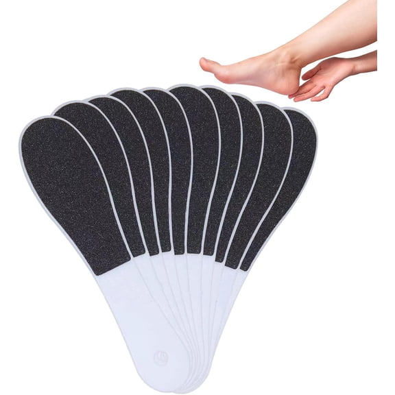 10 Pack Foot File Callus Remover for Feet, Double Side Foot Scrubber,Professional Foot Sander for Dead Skin Foot Rasp Pedicure Tool for Women Mother Manicure Beauty Shop Spa Smoothing Skin White,
