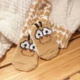 thumbnail image 7 of Women's Super Soft Warm Microfiber Fuzzy Cozy Animal Crew Socks, Asst 4a, 4 Pairs, 7 of 7
