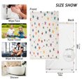 thumbnail image 6 of Yayeee 2 Pack Hand Towels for Bathroom 100% Cotton 16" x 28" Kitchen Towel, Beige Stars, 6 of 7