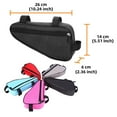 thumbnail image 3 of Bicycles Front Tube Bag Road Bikes Anti-scratched Hanging Triangular Bags Pouch Keys Wallet Saddle Holder Pocket Outdoor, 3 of 8