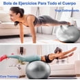 thumbnail image 3 of Pelota Fitness Anti-explosión 75cm Yoga Y Pilates Con Bomba, 3 of 4