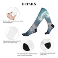 thumbnail image 6 of Bixox Moonlit Sea Sailboat Print Compression Socks,Compression Socks Women & Men Circulation for Medical,Running,Athletic, 6 of 7