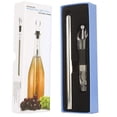 thumbnail image 1 of Barra de refrigeración de acero inoxidable para congelación rápida de botellas de vino, barra de enfriamiento para vino, barra de hielo, tapón para vino, tres en uno, 1 of 6
