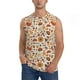 thumbnail image 1 of Balery Thanksgiving with Food Camisetas sin mangas para hombre, absorbe la humedad y protege contra el mal olor.-Large, 1 of 7