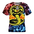 thumbnail image 5 of Cobra Kai T-Shirts for Boys Girls, Kids 3D Print Short Sleeve, Unisex Crew Neck Tee Shirts for Youth, 5 of 9