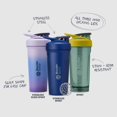 thumbnail image 2 of BlenderBottle Strada Shaker Cup Perfect for Protein Shakes and Pre Workout, 28-Ounce, Purple, 2 of 6