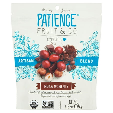 Patience Fruit; Co, Dried Fruit Moka Moments, 4.6 Oz (Pack Of 8)