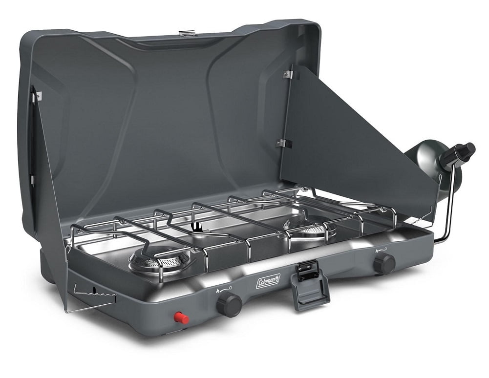 Coleman Triton 2Burner Propane Gas Camping Stove 22,000 BTU