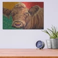 thumbnail image 4 of Luxe Metal Art 'Colorful Country Cows II' by Carolee Vitaletti, Metal Wall Art, 16" x 12", 4 of 9