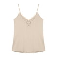 thumbnail image 5 of SwiftWear Women's Plus Size V Neck Lace Camisole Spaghetti Strap Tank Top Sleeveless Casual Flowy Summer Top Loose Fit, 5 of 5