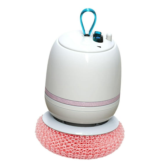 yotijay Kitchen Cleaning Brush Dish Scrubber, Multifunctional Electric Pot Brush Kitchen Pink