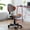 GREY/ORANGE, variant on JJS Home Office Low Back Computer Executive Chair, Ergonomic Mesh Chair with Extra Large Base and Pads, Black/Pink