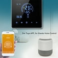 thumbnail image 3 of Thermostat Intelligent Programmable Numérique Grand Écran Tactile Thermostat de Chauffage Mural Compatible pour Tuya 3500W AC90 240V, 3 of 8