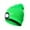 Fluorescent Green, variant on Unisex LED Beanie Hat with Light, USB Rechargeable Hands Free 4 LED Headlamp Cap, Warm Winter Knitted Hat with LED Flashlight for Hiking, Biking, Camping, Black