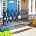 thumbnail image 6 of Aluminum Expandable Garden Fence, Portable Barricade Gate with Casters, Expansion Size 201×15.2×40.6 inches, Adjustable Flexible Fence Mobile Barricade Safety Barrier, 6 of 9