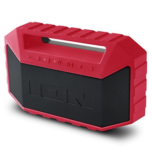 ion plunge waterproof stereo boombox
