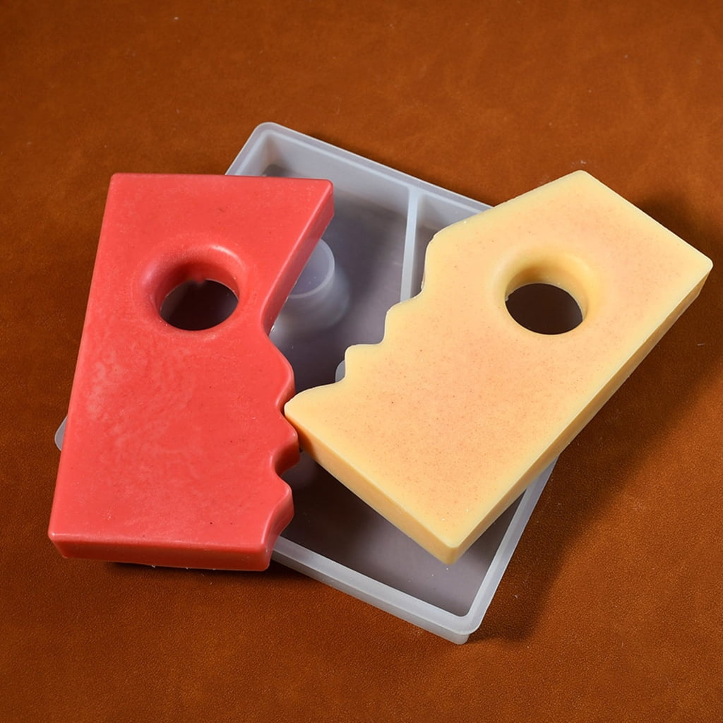 ZPAQI Gift Making Silicone Mold Plaster Mould for Abstract Kiss Face Scented Candle