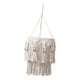 thumbnail image 4 of Accesorio para pantalla de lámpara, estilo bohemio con flecos, ideal para regalos decorativos. Funda blanca para lámpara. Longitud total 73 cm, 4 of 9