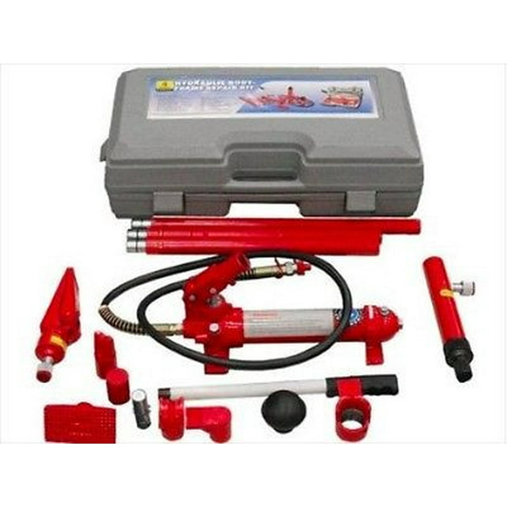 4 Ton Hydraulic Powered Porto Power Ram Spreader Tool Porta Kit Power