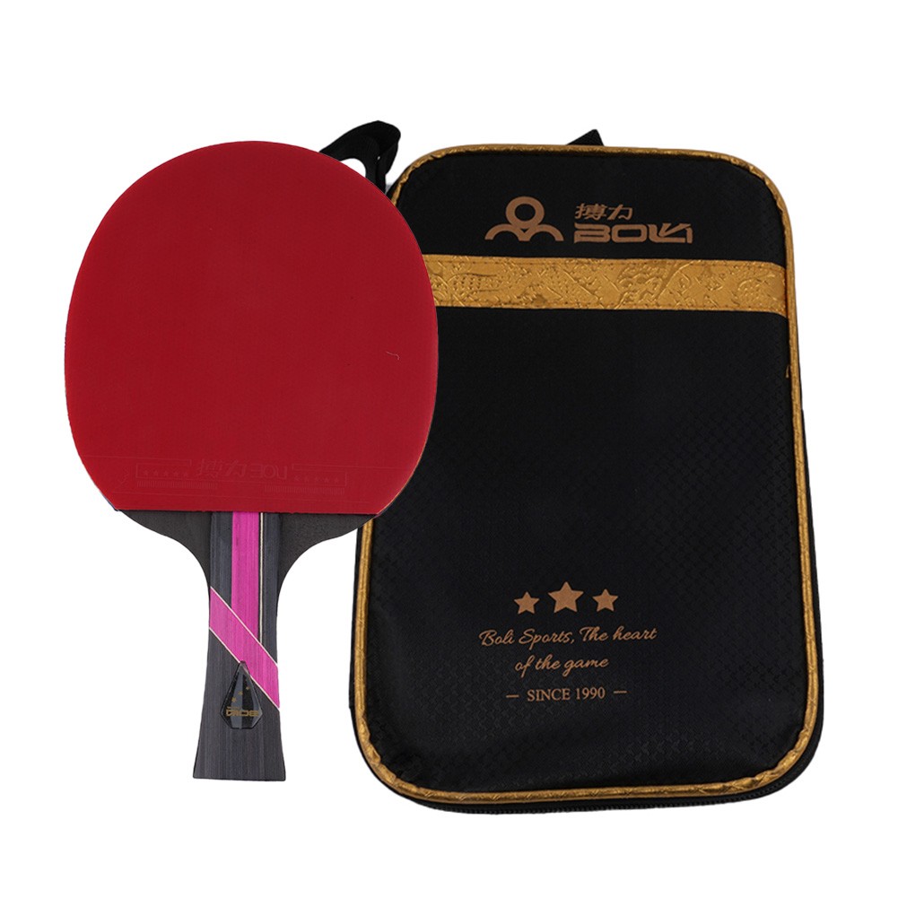 3 Star Spin Control Table Tennis Racket 7 Ply wood Ping Pong Bat Long
