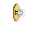 thumbnail image 6 of Grandeur Arcbor_Sd_Na Arc Solid Brass Rose Single Dummy Door Knob - Nickel, 6 of 6