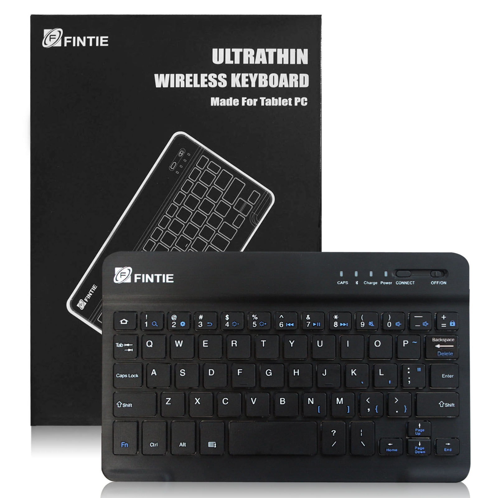 Fintie 7-Inch Ultrathin (4mm) Wireless Bluetooth Keyboard for Android