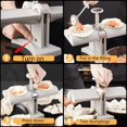 thumbnail image 4 of Double Ravioli Maker, Automatic Ravioli Mold, Ravioli Mold Kit Dough Press and Dumpling Mold, Automatic Ravioli Mold, Quick and Convenient, Food Grade Material, 4 of 5