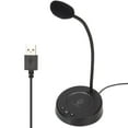 thumbnail image 2 of Micrófono de escritorio con reducción de ruido, manguera de metal de 360 grados, antiinterferencias, RGB, USB, micrófono de computadora para reuniones de oficina, 2 of 12
