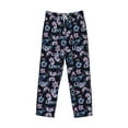thumbnail image 4 of Daiia Love Butterflies Men's Sleep Pant with Pockets and Drawstring,Pajama Pants-Large, 4 of 9