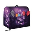 thumbnail image 5 of TSOVTHRID Butterfly Galaxy Print Mixer Cover with Top Handle Kitchen Aid Mixer Assecories Stain Resistant Small Appliance Covers Multipurpose Dust Cover Compatible with Kitchenaid Mixer,S, 5 of 7