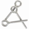 thumbnail image 1 of M6 Eye Bolts 304 Stainless Steel Lifting Ring Bolt Welded Closed, 1 of 5