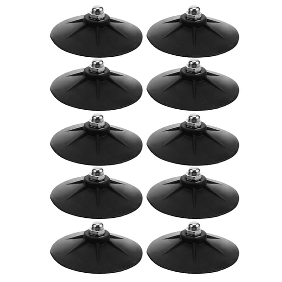 NICEXMAS Boxing Equipment Suction Base Sandbag Sucker 10Pcs Heavy Duty Rubber Tumbler Black Martial Arts