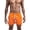 Orange, variant on Men's Solid Color Three Part Beach Pants Straight Tube Loose Sports Shorts Mens Beachwear Swimsuits Man Mens Lined Board Shorts Unlined Board Shorts Men Men Board Short Board Short Quick Y Elastic