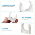 thumbnail image 4 of 100-Pack Pex Pipe Support Hangers 3/4" U-Hook Brackets PVC Pipe Clamps, 4 of 9
