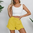 thumbnail image 2 of Shorts Womens Elastic High Waisted Comfy Shorts for Women Loose Fit Lounge Shorts Womens Summer Clothes Casual Womens Shorts, 2 of 6