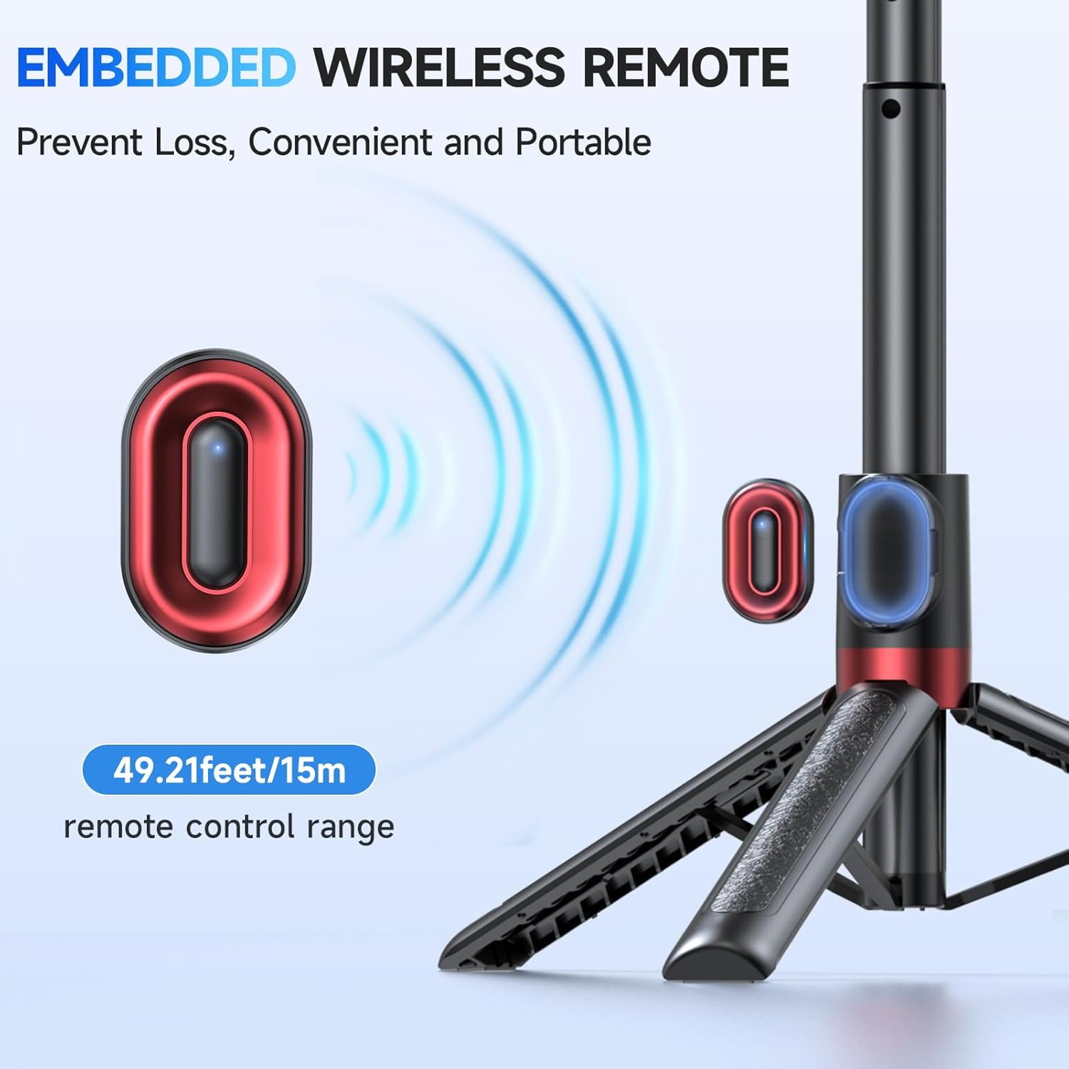 XIHAMA Magnetic Tripod Compatible with iPhone and Android,Samsung Phones,51" Selfie Stick Tripod Mount with Remote,Portable Phone Selfie Stick Stand for Photo,Video Recording,Travel,Filming