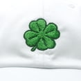 thumbnail image 5 of DALIX Four Leaf Clover Hat Baseball Cap St. Patrick's Day Cotton Caps White, 5 of 7