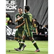 Jeremy Ebobisse Portland Timbers Unsigned MLS is Back Semi-Final Header Goal Celebration Photograph
