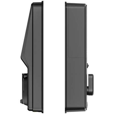 Lockly - Secure Pro Smart Lock Wi-Fi Replacement Deadbolt with 3D Biometric Fingerprint/Keypad/Voice Control Access - Matte Black