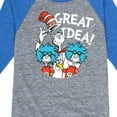 thumbnail image 3 of The Cat in the Hat - Great Idea - Kids Raglan, 3 of 4