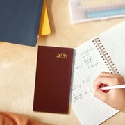 2026 Weekly/Monthly Appointment Book and Planner, Weekly Planing Handbook, 12 Months, January to December, Vertical, Slim Size, 1 Pcs, 3.86 x 7.09
