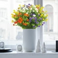 thumbnail image 4 of 8 Bundles Artificial Outdoors Flowers (Purple-Eucalyptus), 4 of 5