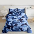 thumbnail image 2 of Homewish Brown Camouflage 2pcs Bedding Comforter Set For Teens Adults Boys,Abstract Geometric Twin Comforter Sets,Geometric Camo Breathable Bedding Set,Super Cozy Room Decor,Reversible, 2 of 8
