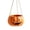 A002- Orange, variant on Halloween Outdoor Hanging Decorations White Ceramic Pumpkin Planter 4.5 X 4 X 2.5 Inch Hanging Plant Pot for Porch Yard Home Halloween Decor 1 Pack