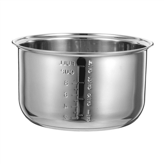 Universal Stainless Steel Inner Pot for Rice Cooker Replacement 4L Electric Most Cookers